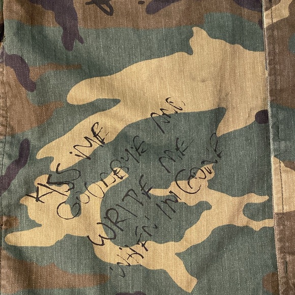 Alpha Industries Green Camouflage Military Jacket - Picture 7 of 16